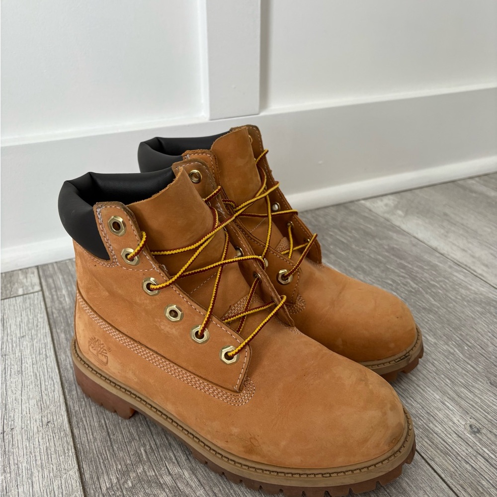 Timberland Tan Nubuck Work Boots